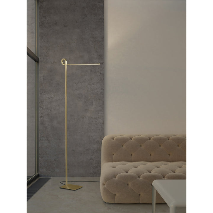 Mantra M6143 Cinto Floor Lamp Antique Brass