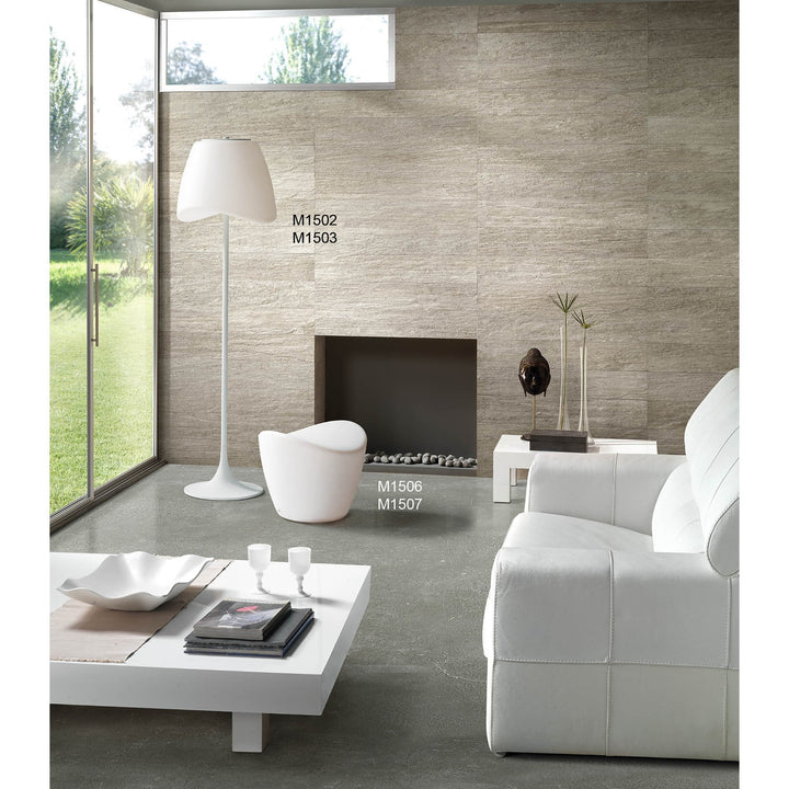 Mantra M1503 Cool Floor Lamp 2 Light CFL Outdoor Matt White/Opal White