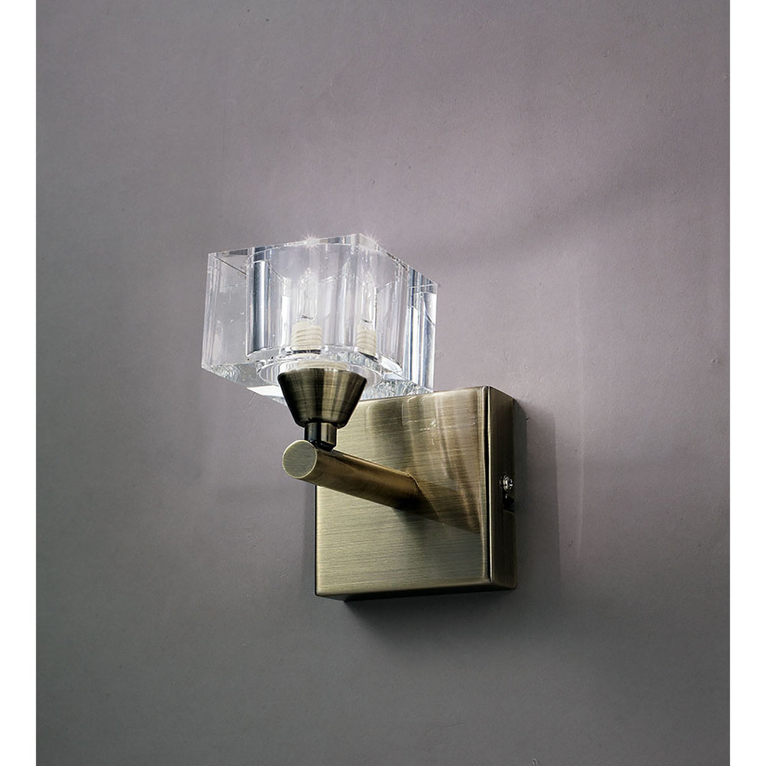 Mantra M2363AB/S Cuadrax Wall Lamp 1 Light