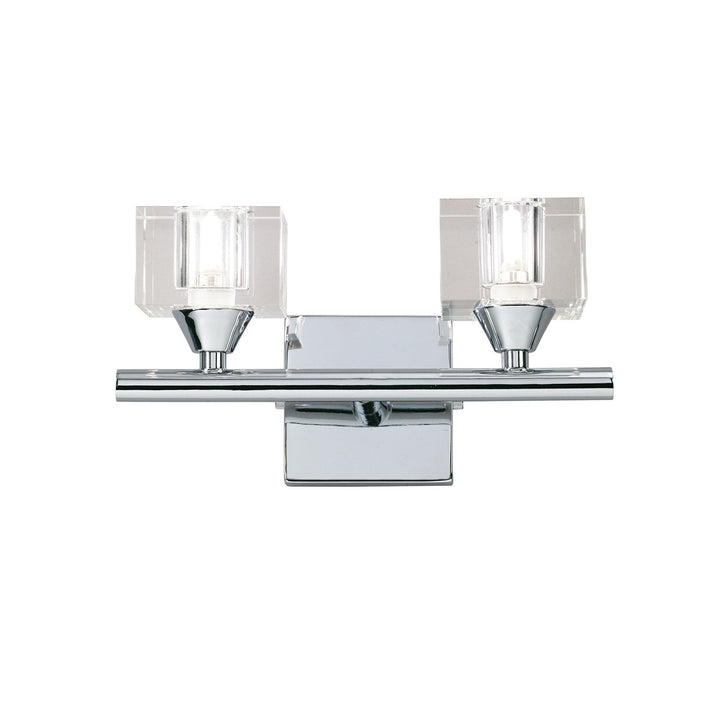 Mantra M2364/S Cuadrax Wall Lamp Switched 2 Light G9 Polished Chrome