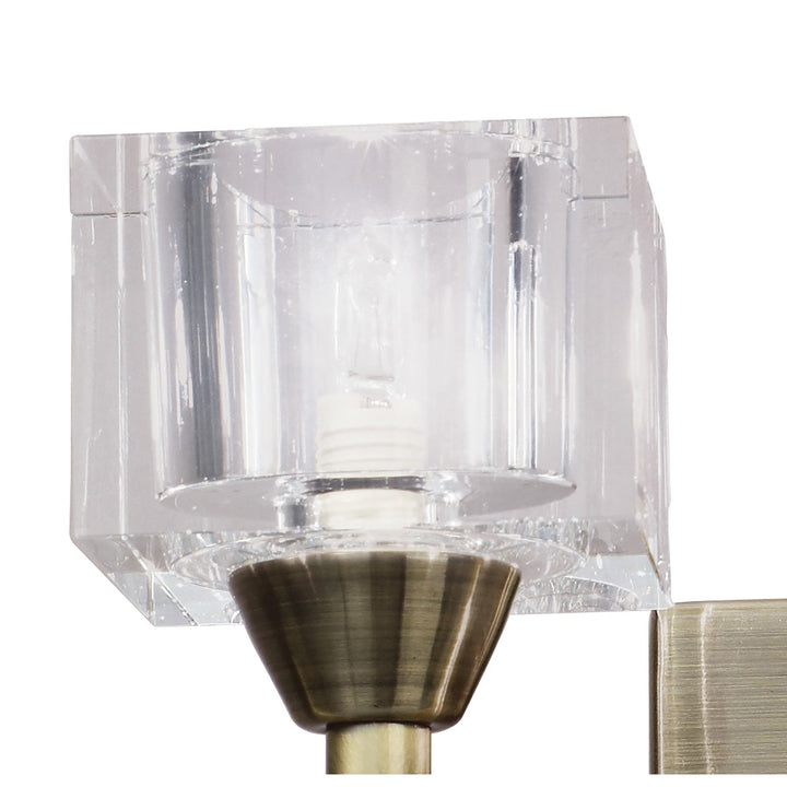 Mantra M2364AB/S | Cuadrax | 2-Light Wall Lamp