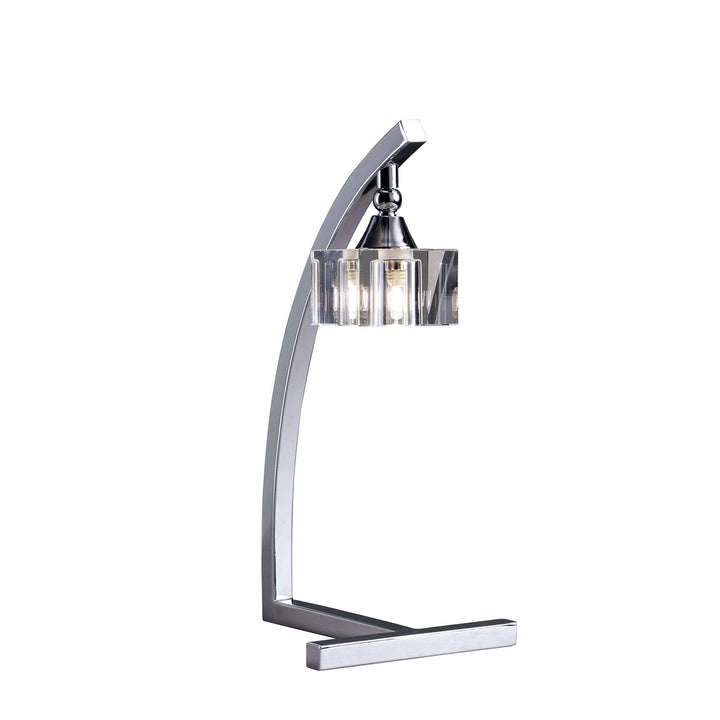 Mantra M2365 Cuadrax Table Lamp 1 Light G9 Polished Chrome