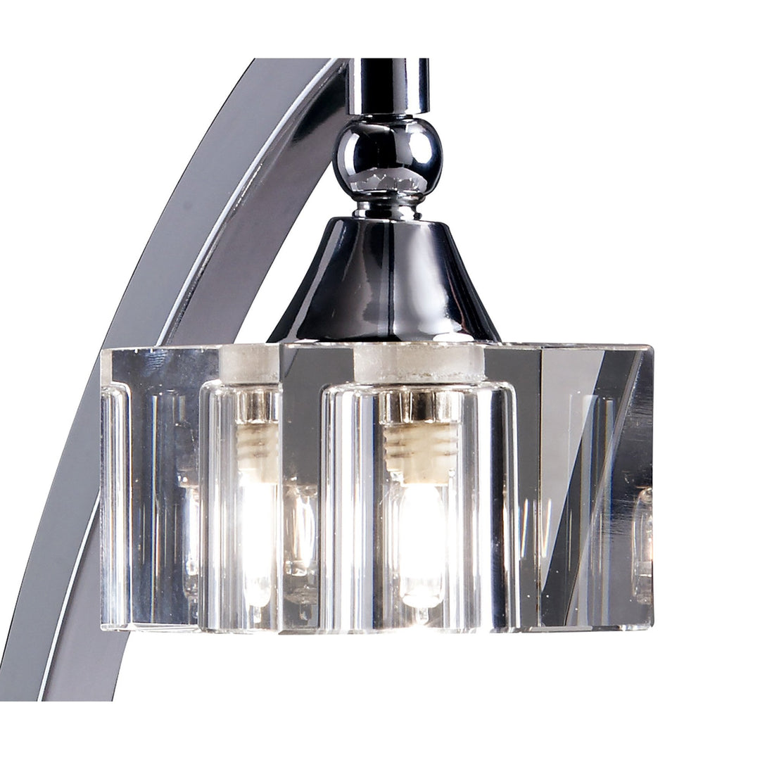 Mantra M2365 Cuadrax Table Lamp 1 Light G9 Polished Chrome