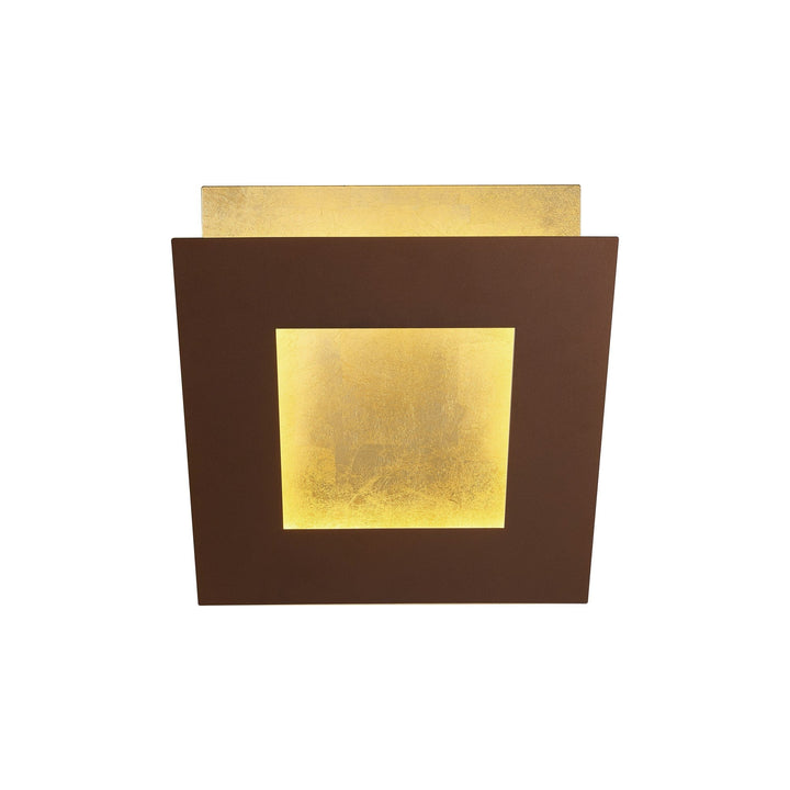 Mantra M8117 Dalia 18cm Wall Lamp 18W LED Gold/Rust Brown