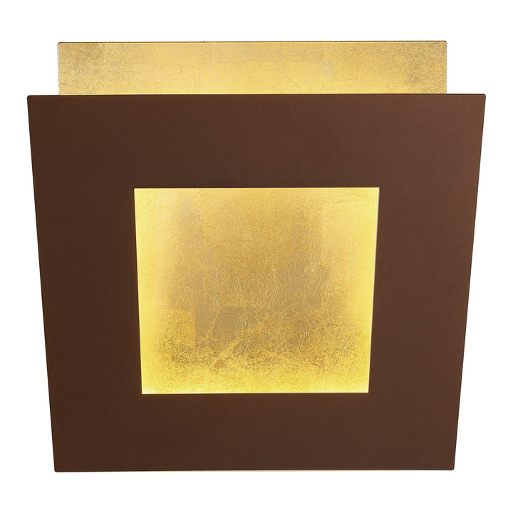 Mantra M8146 Dalia 40cm Wall Lamp 40W LED Gold/Rust Brown