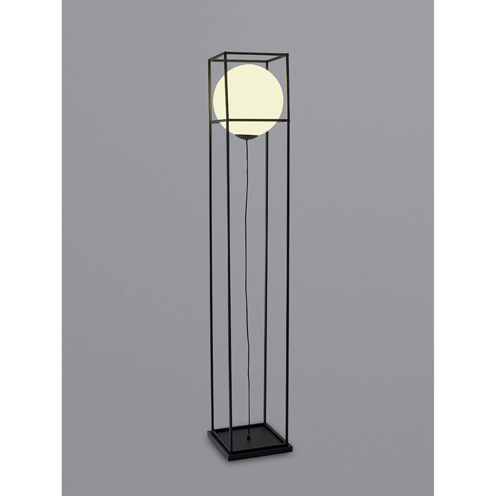 Mantra M7613 Desigual Large Floor Lamp 1 Light Matt Black