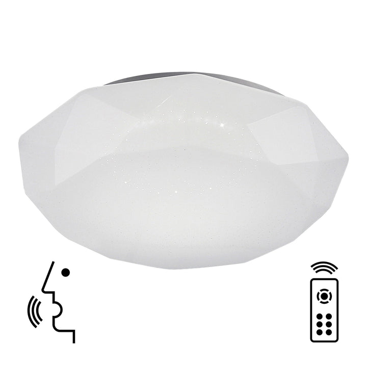 Mantra M5973 Diamante Smart Ceiling 80W LED Remote Control White