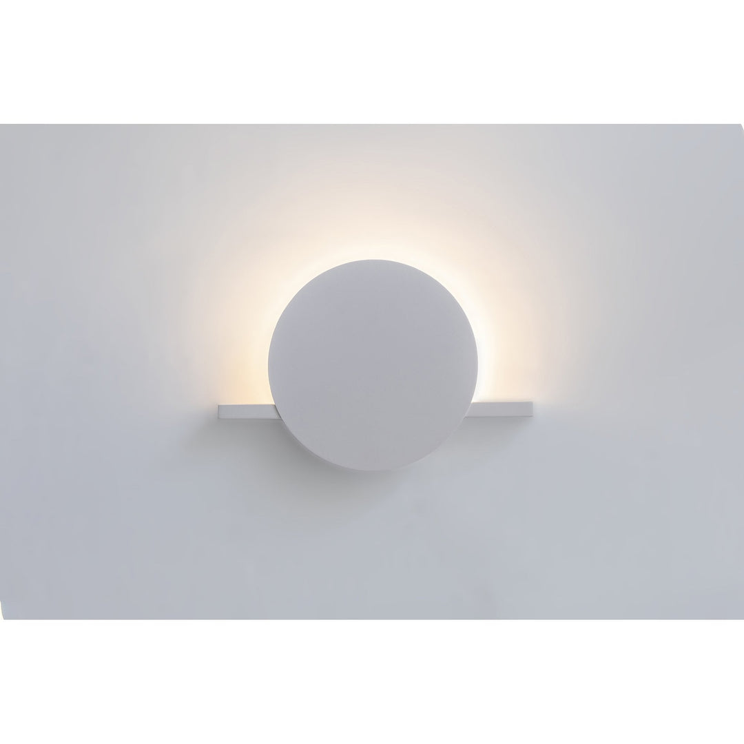 Mantra M7296 Eris 1 Light Wall Lamp 8W LED White