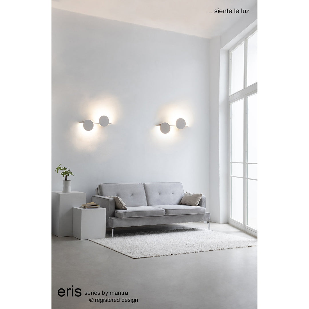 Mantra M7296 Eris 1 Light Wall Lamp 8W LED White