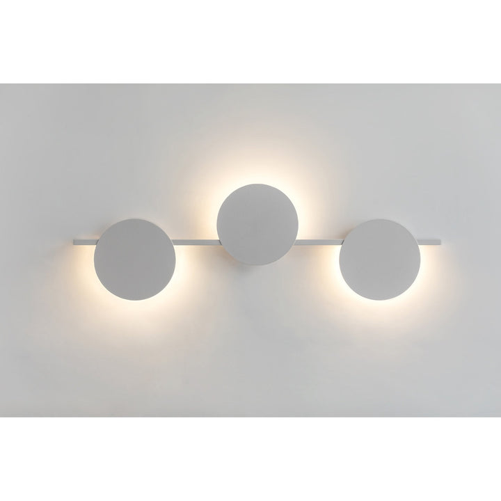 Mantra M7300 Eris 3 Light Wall Lamp 24W LED White