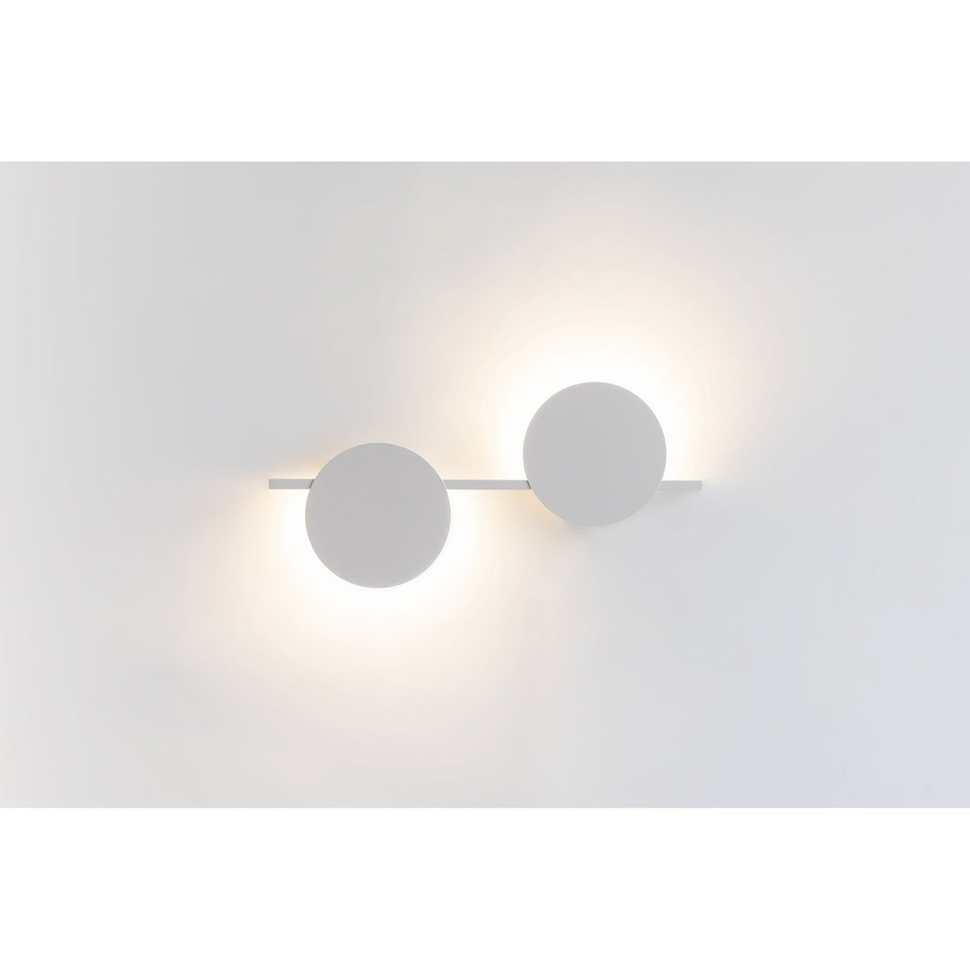 Mantra M7298 Eris 2 Light Wall Lamp 16W LED White