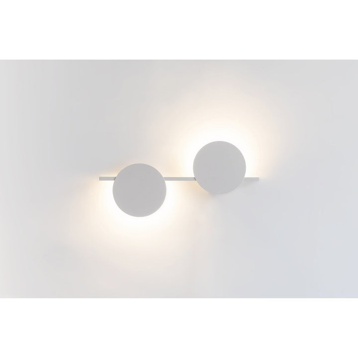 Mantra M7298 Eris 2 Light Wall Lamp 16W LED White