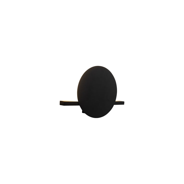 Mantra M7297 Eris 1 Light Wall Lamp 8W LED Black