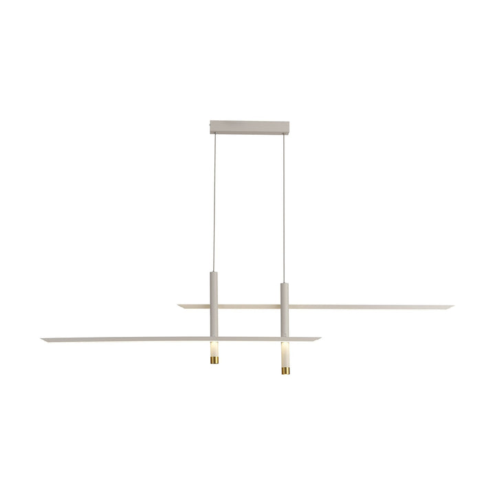 Mantra M7982 Esparta Linear Pendant 50W LED White / Gold