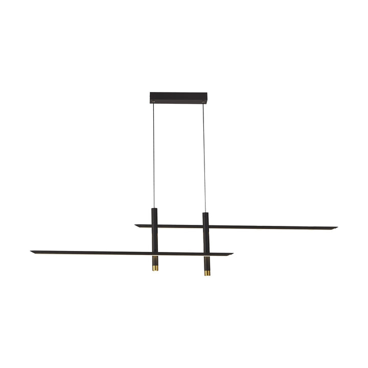 Mantra M7983 Esparta Linear Pendant 50W LED Black / Gold