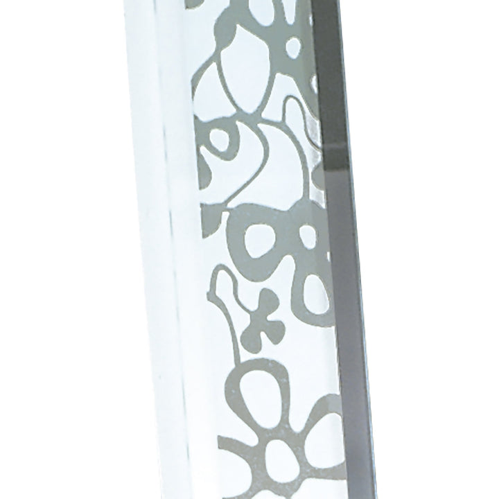 Mantra M8501/1 Euphoria Floor Lamp 2 Light T5 Polished Chrome/Opal White Glass