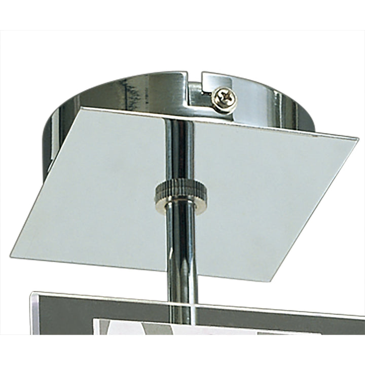 Mantra M8508/1 Euphoria Ceiling 1 Light Polished Chrome/Opal White Glass