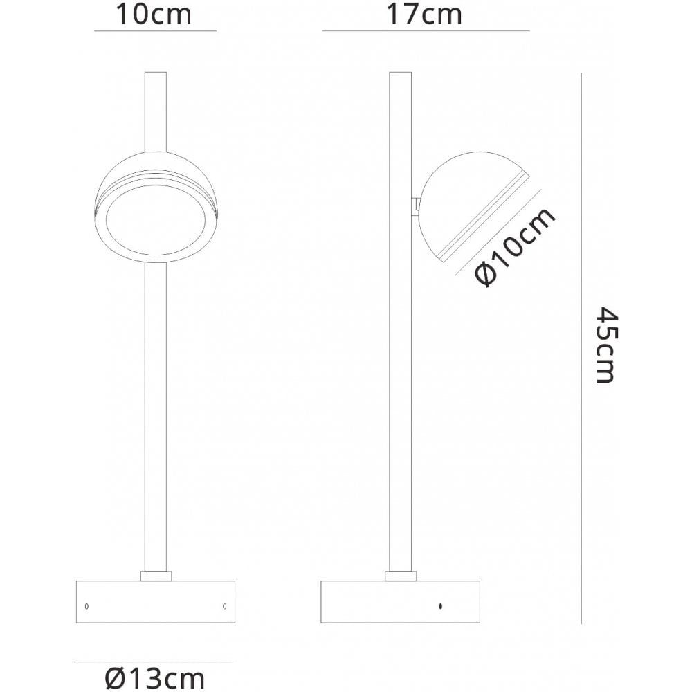 Mantra M6745 Everest Outdoor Short Post 1 Light Anthracite