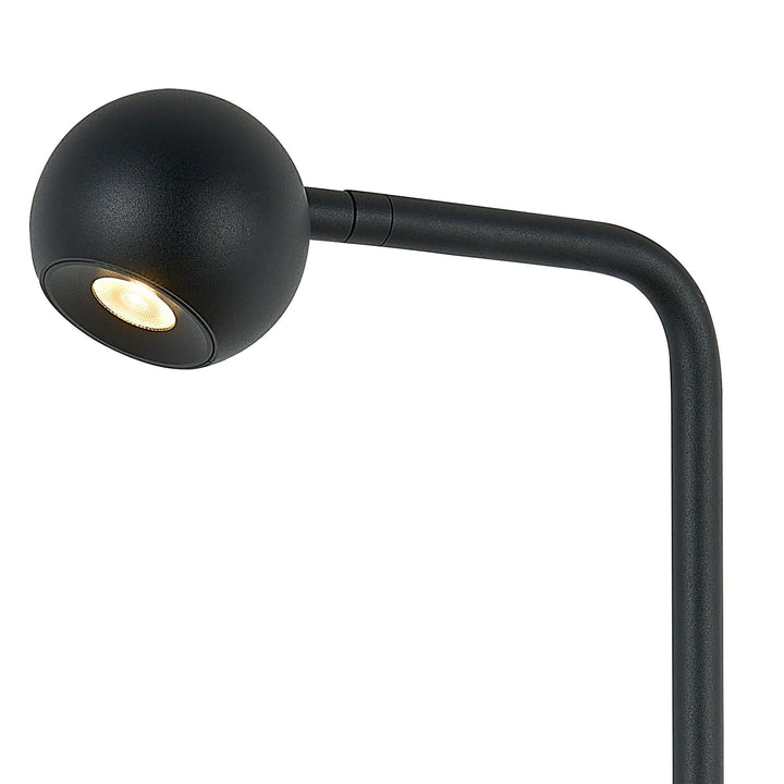 Mantra M7514 Eyes Wall Lamp Switched 6W LED Sand Black