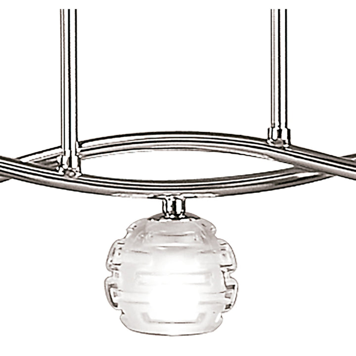 Mantra M0081 | Dali Telescopic 5 Light Pendant | Polished Chrome