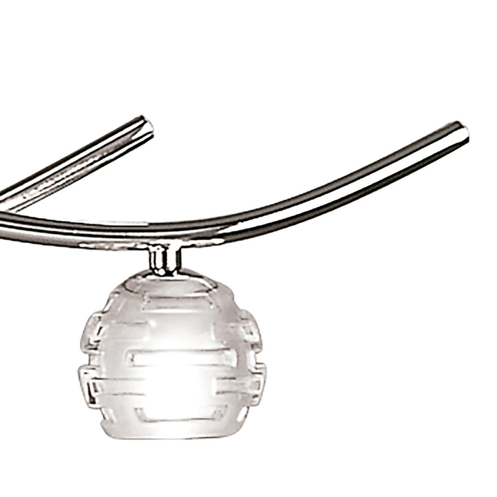 Mantra M0081 | Dali Telescopic 5 Light Pendant | Polished Chrome