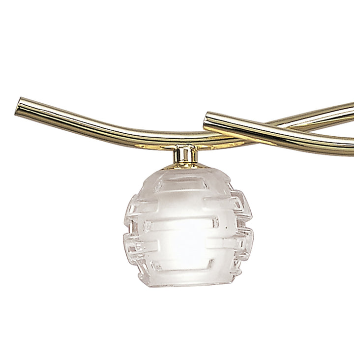 Mantra M0082PB Dali Telescopic Linear Pendant Line 4 Light G9 Polished Brass