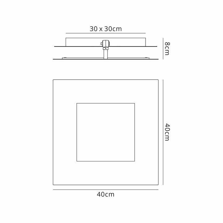 Mantra M8143 Dalia 40cm Wall Lamp 40W LED White