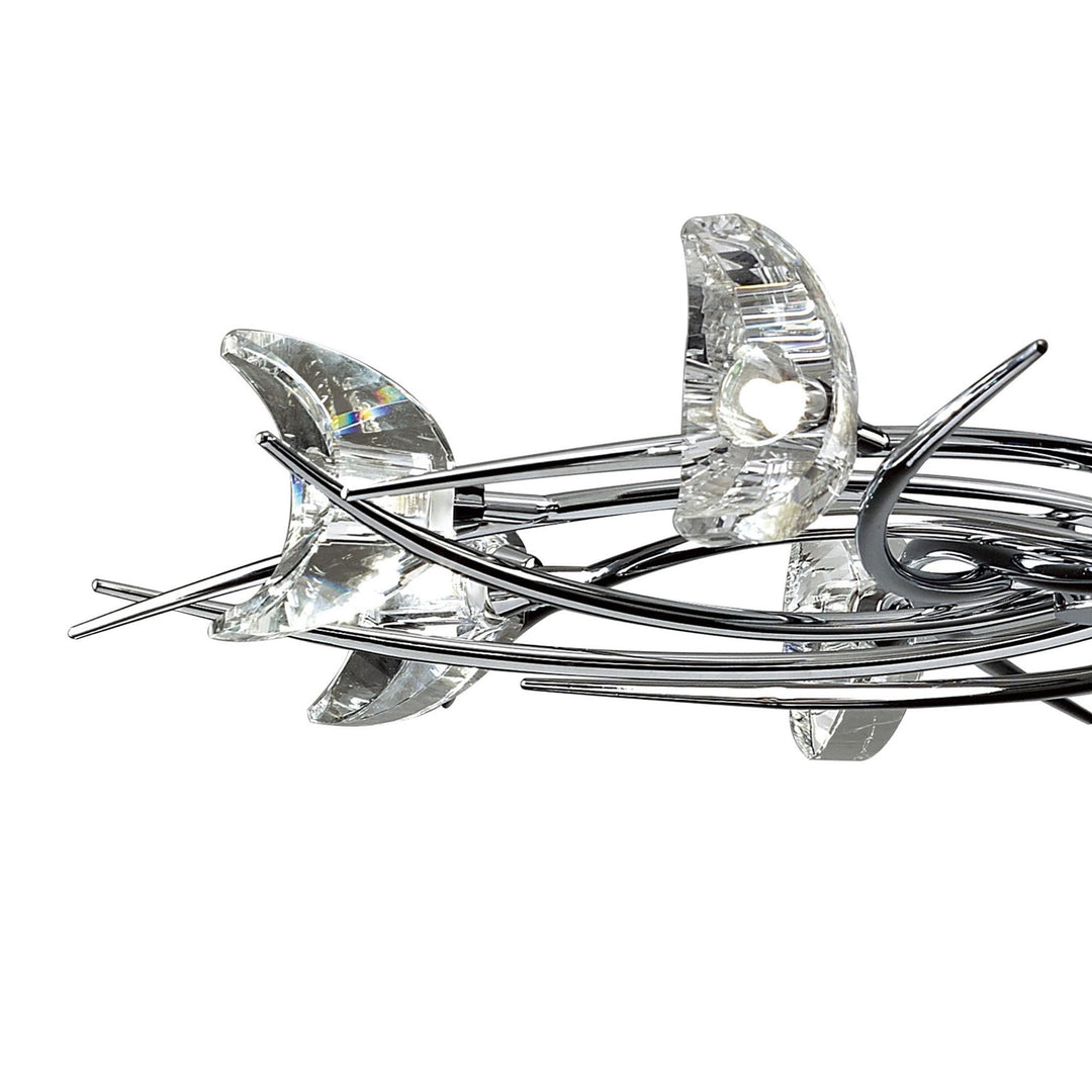 Mantra M1450 Eclipse pendant 8 light polished chrome