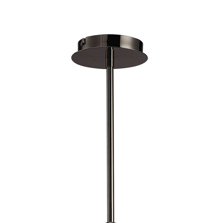 Mantra M1453BC Eclipse Pendant 4 Light Black Chrome (semi Flush Convertible)