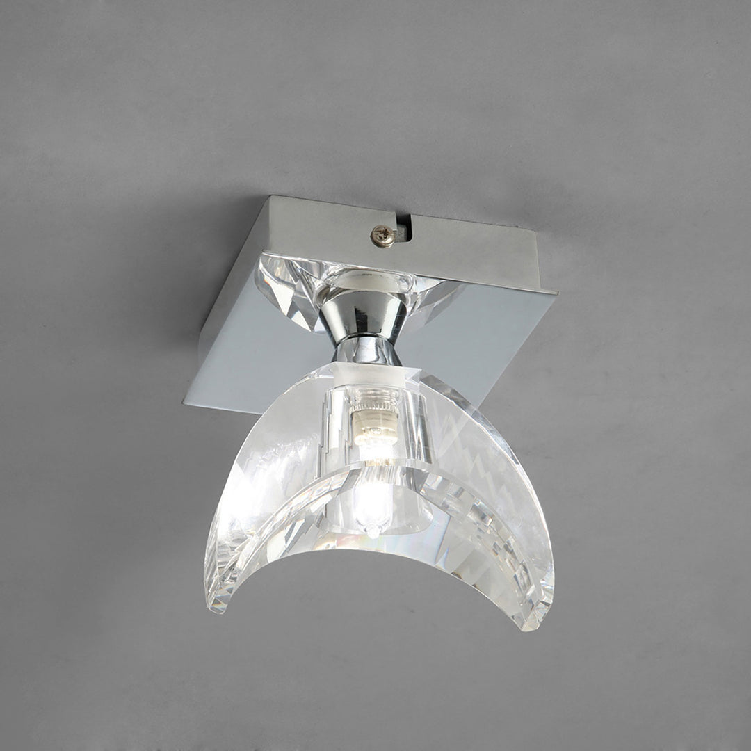 Mantra M1457 Eclipse Ceiling 1 Light Polished Chrome