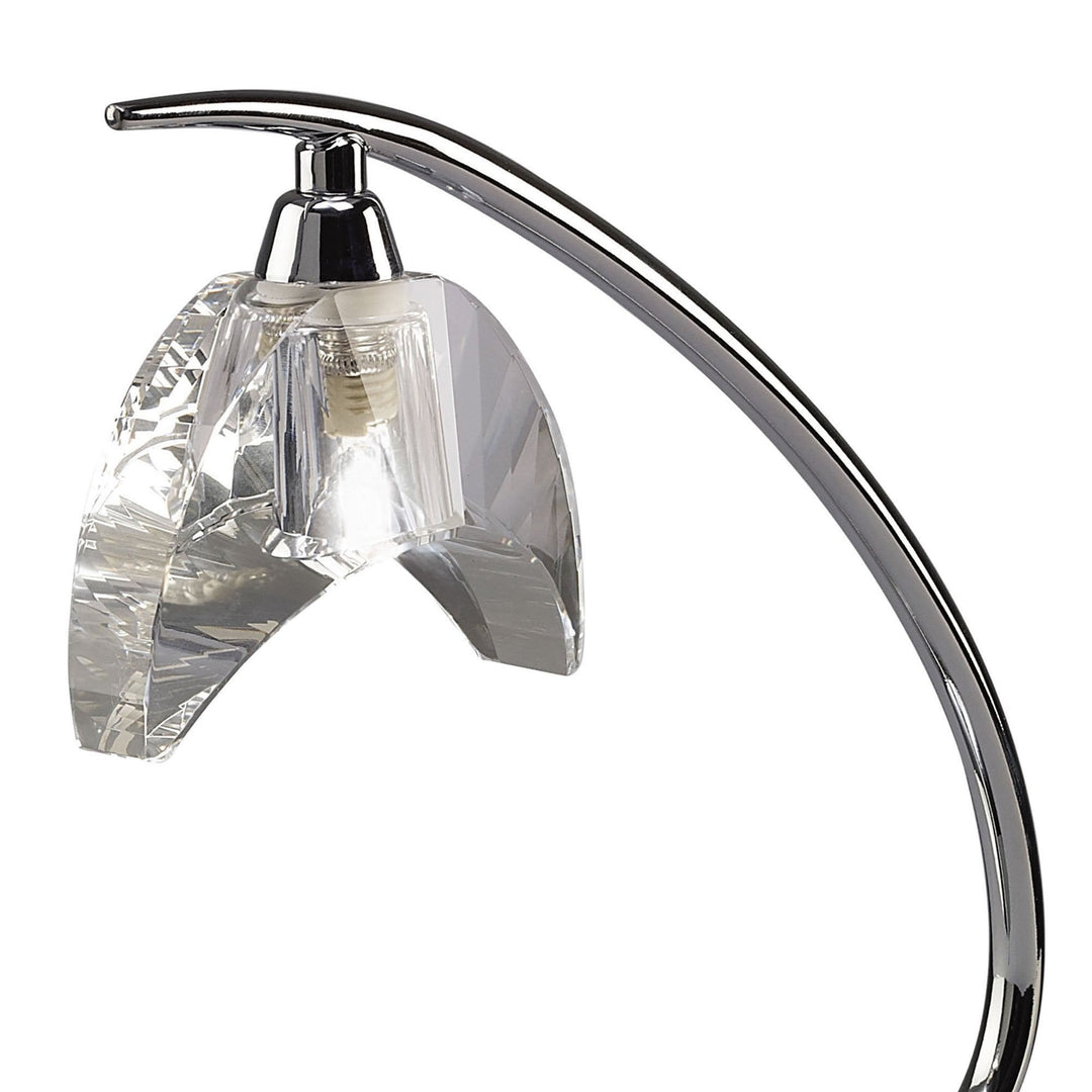 Mantra M1458 Eclipse Table Lamp 1 Light Polished Chrome