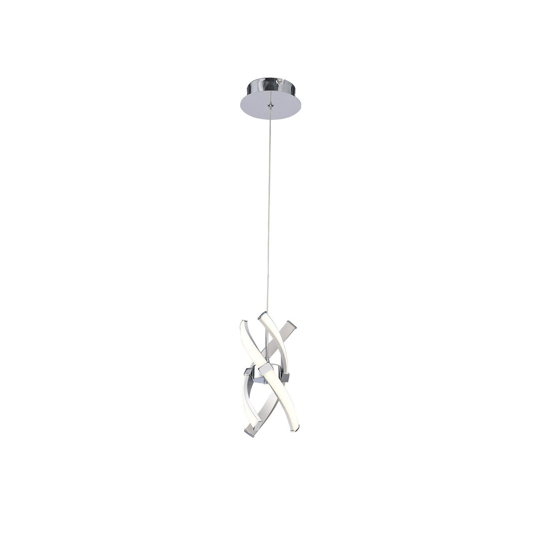 Mantra M5081 Espirales Pendant 1 Light LED Silver