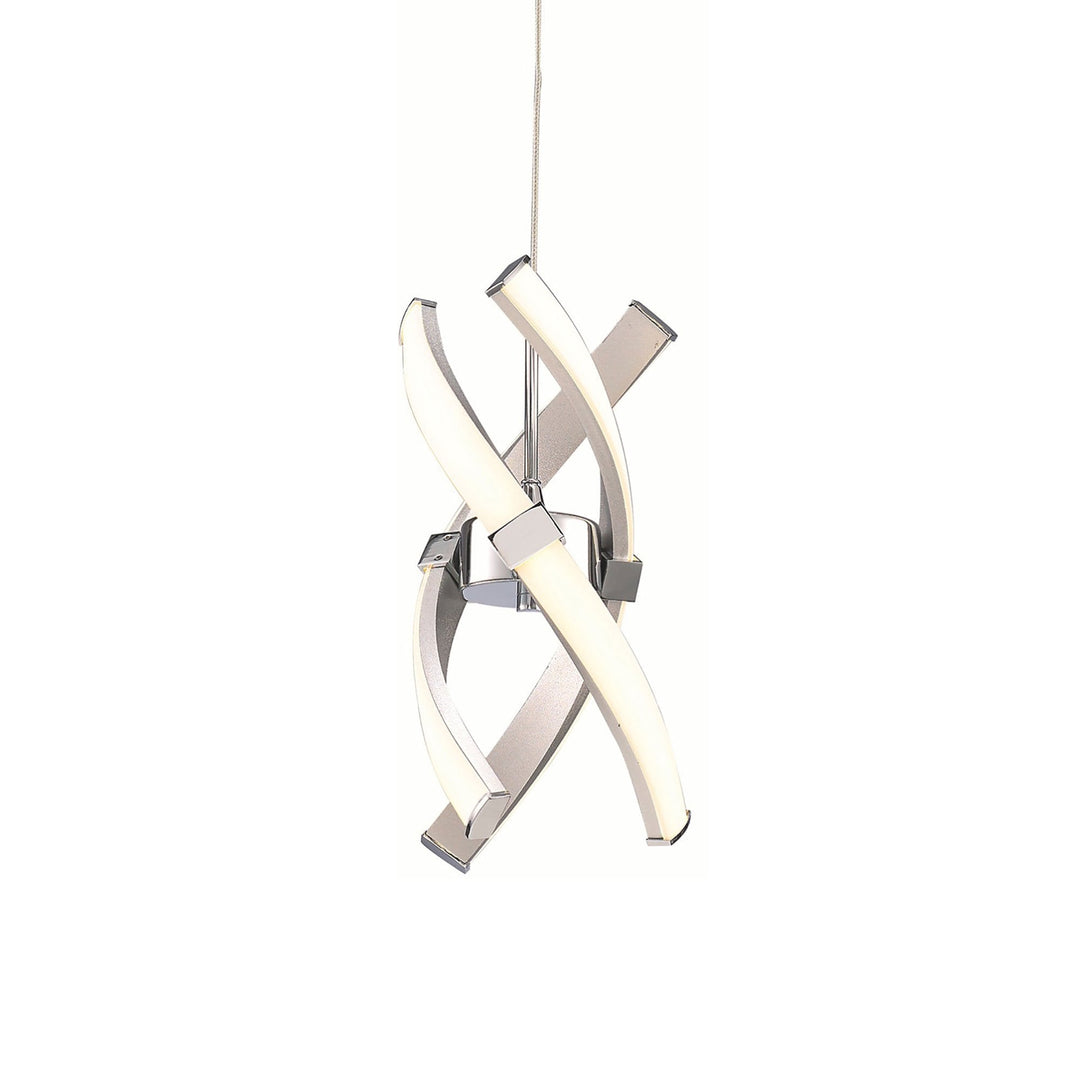 Mantra M5081 Espirales Pendant 1 Light LED Silver