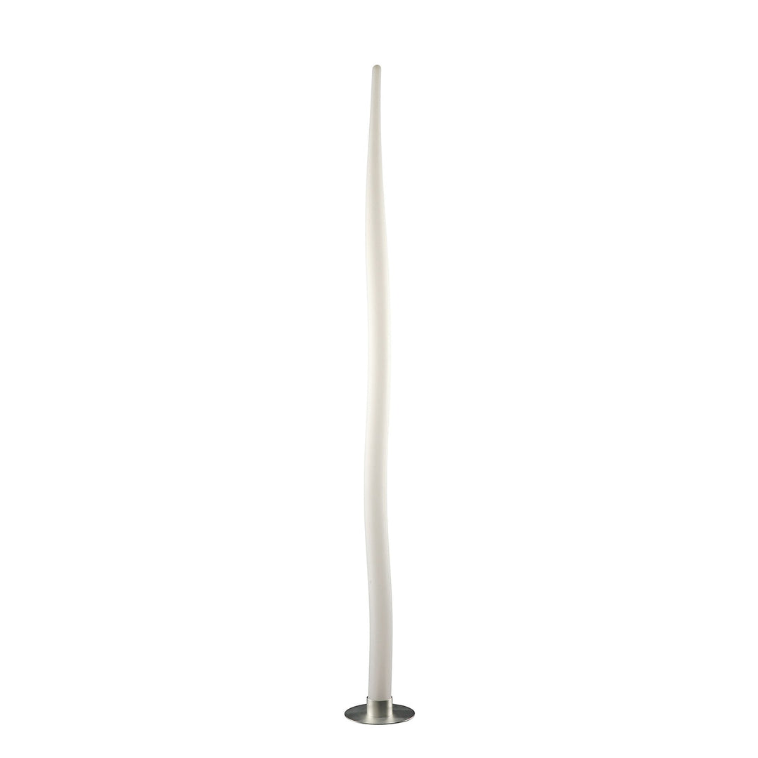 Mantra M1734 Estalacta Floor Lamp 1 Light GU10 Indoor/Outdoor Silver/Opal White