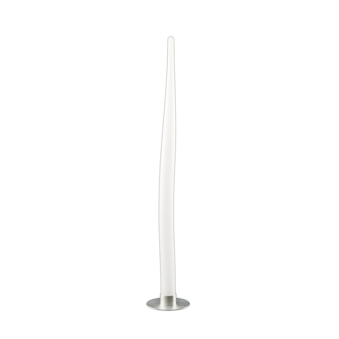 Mantra M1735 Estalacta Floor Lamp 1 Light GU10 Small Indoor/Outdoor Silver/Opal White