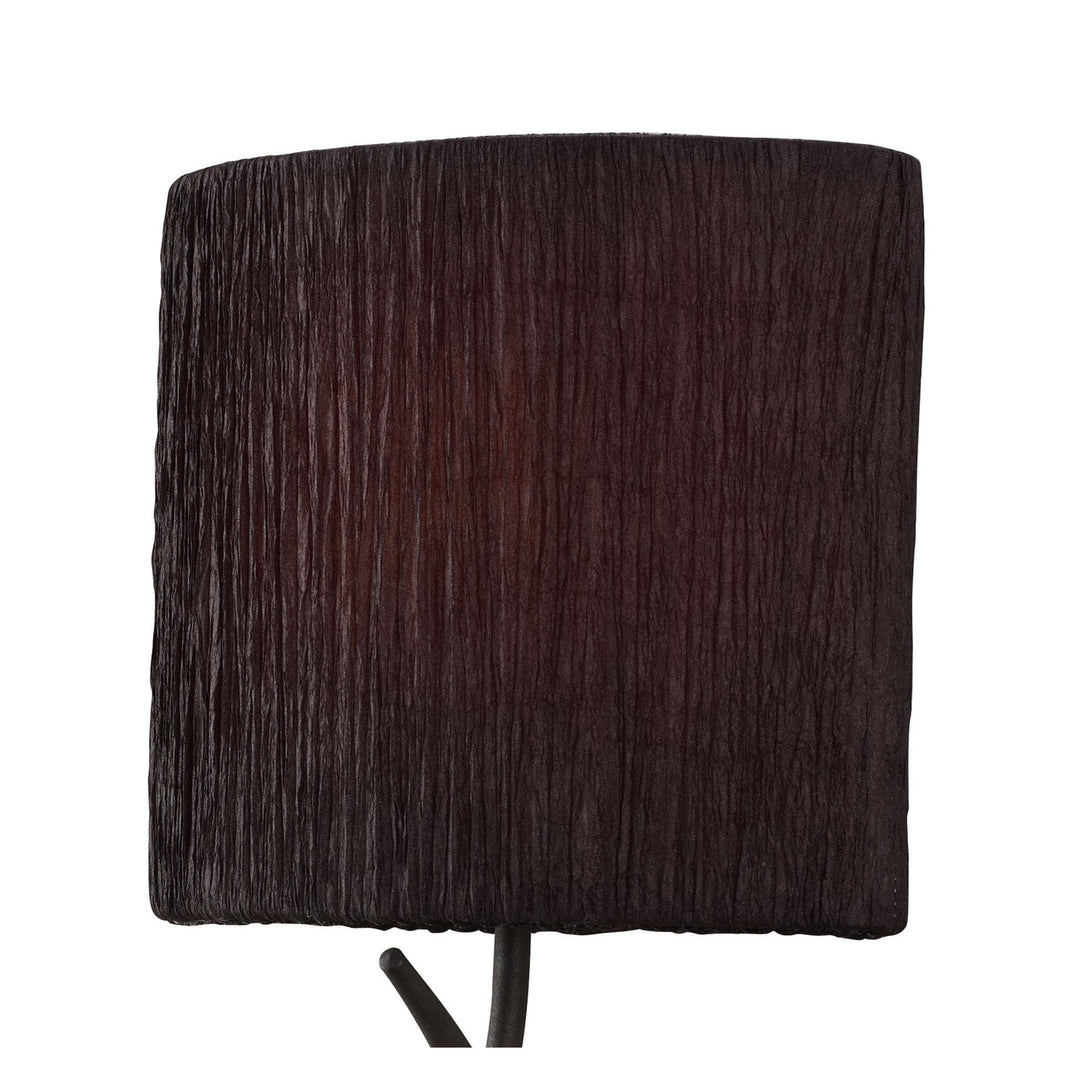 Mantra M1154/BS Eve Wall 1 Light Anthracite Black Shade
