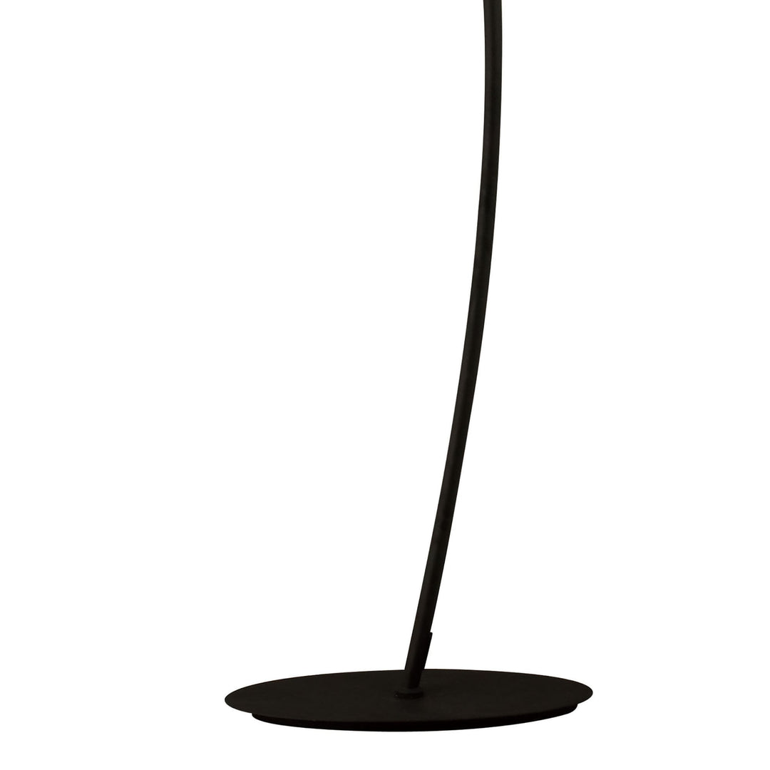 Mantra M1159 | Eve Floor Lamp | Anthracite with White Oval Shade