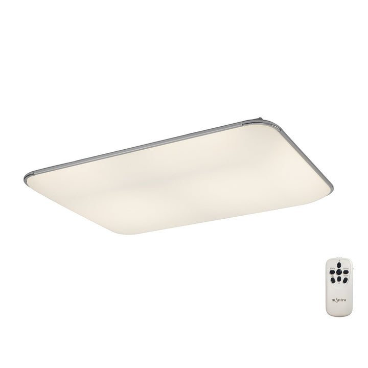 Mantra M6247 Fase Ceiling Rectangular 90W LED White Acrylic Diffuser Remote Control