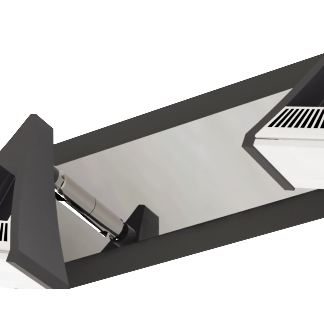 Mantra M8108/1 Filippo Linear Spot Light 2 Light LED 10W Matt Black/Polished Chrome