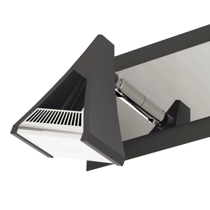 Mantra M8108/1 Filippo Linear Spot Light 2 Light LED 10W Matt Black/Polished Chrome