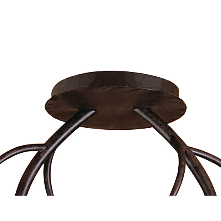 Mantra M3129 Forest Ceiling 6 Light G9 Brown/Black Oxide