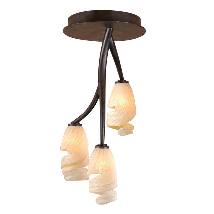 Mantra M3127 Forest Ceiling 3 Light G9 Brown/Black Oxide