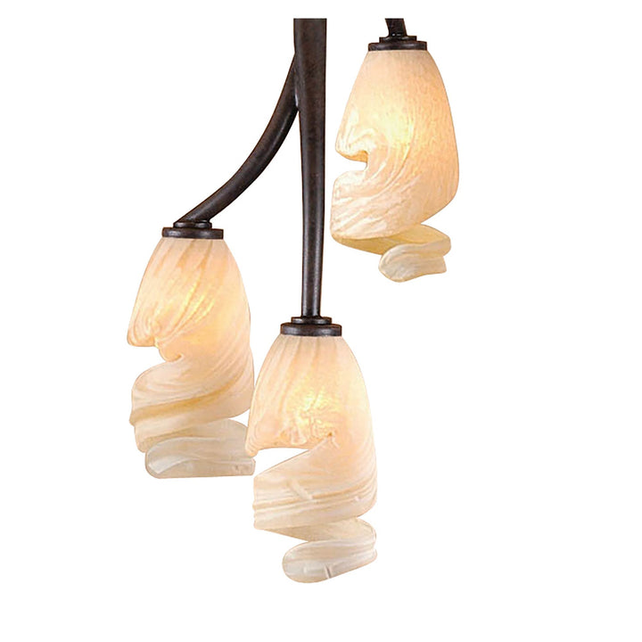 Mantra M3127 Forest Ceiling 3 Light G9 Brown/Black Oxide