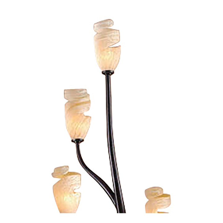 Mantra M3130 Forest Floor Lamp 4 Light G9 Brown/Black Oxide