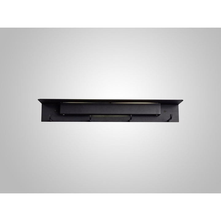 Mantra M6866 Fuerteventura Wall Lamp Coat Rack 9W LED Matt Black