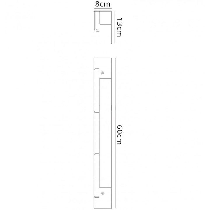 Mantra M6865 Fuerteventura Wall Lamp Coat Rack 9W LED Matt White