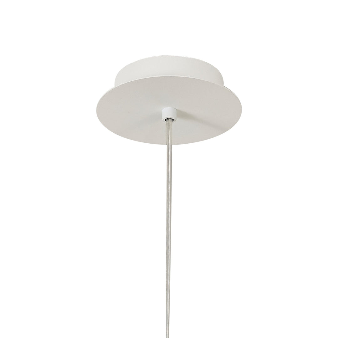 Mantra M7704 Galaxia Pendant Square 1 Light White / White Cement