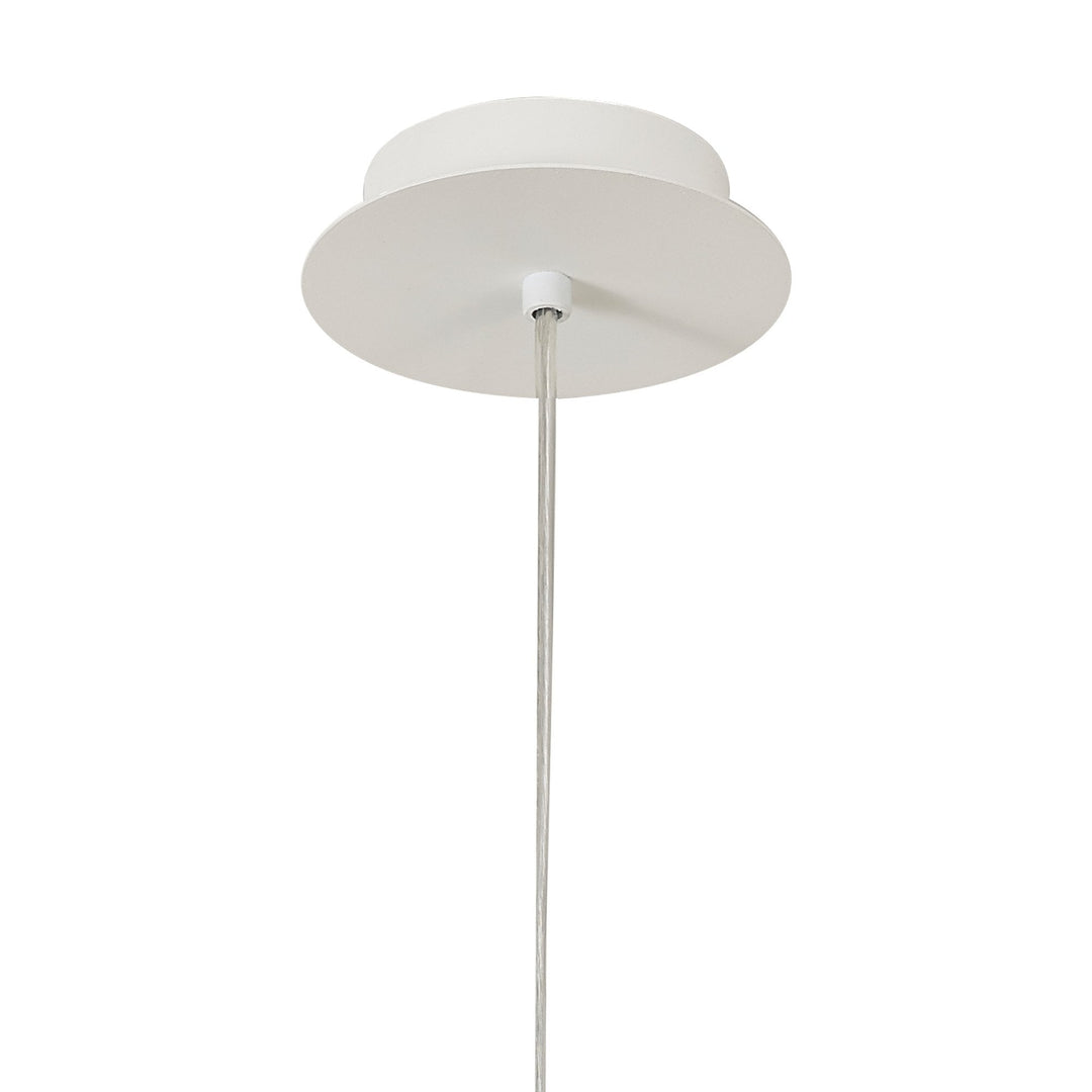 Mantra M7624 Galaxia Pendant Round 1 Light White/Grey Cement