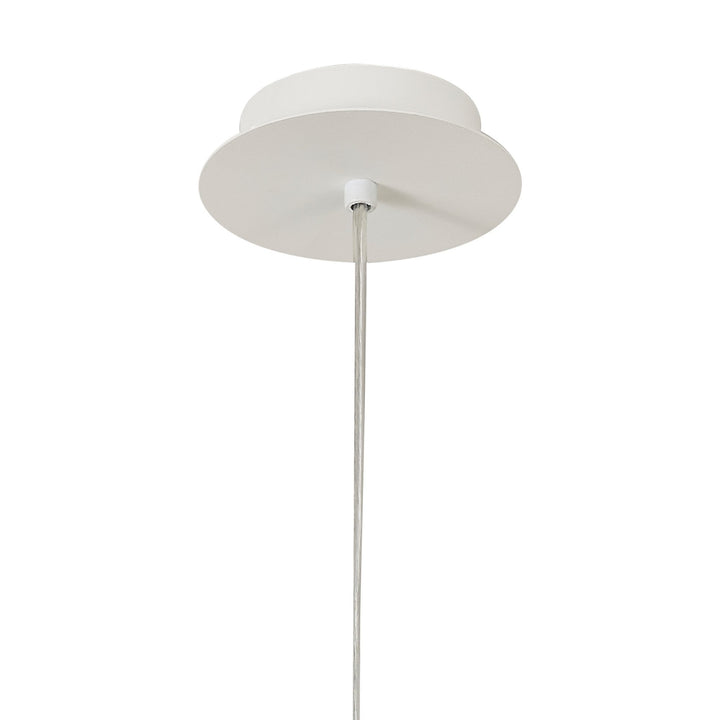 Mantra M7624 Galaxia Pendant Round 1 Light White/Grey Cement