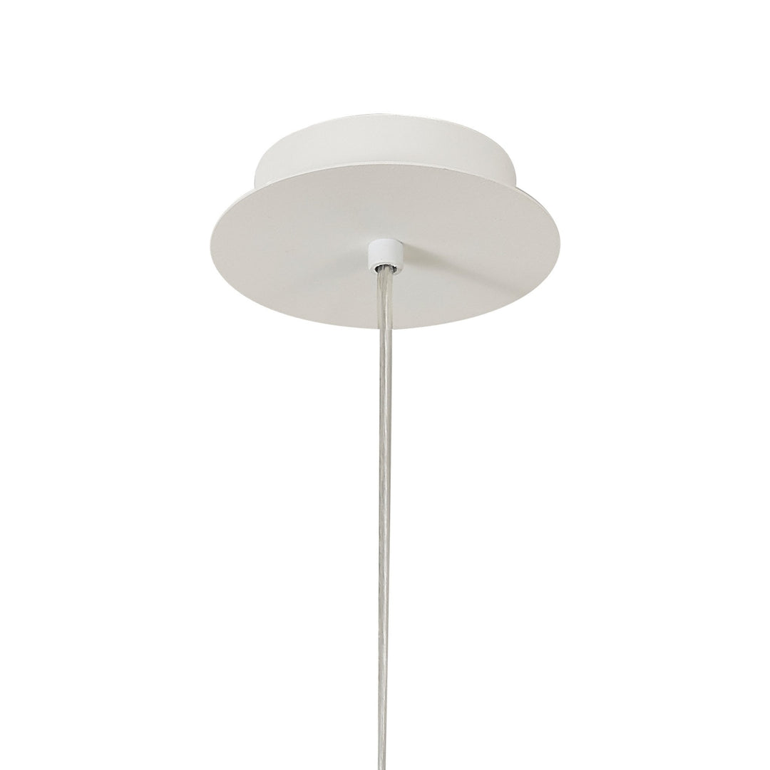 Mantra M7705 Galaxia Pendant Square 1 Light White / Grey Cement